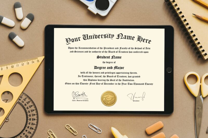 how to get a fake degree certificate